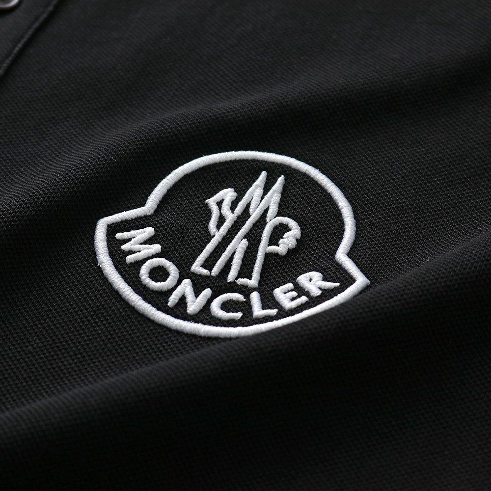 モンクレール ポロシャツ MAGLIA POLO MANICA C メンズ 鹿の子 半袖 アイコンロゴ 立体刺繍 8A00004 84556 999