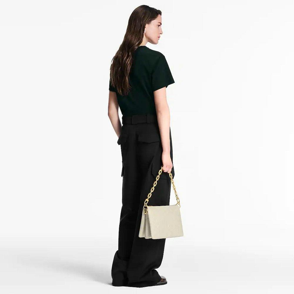 ルイ・ヴィトン フロックド LV Tシャツ  1AHEON