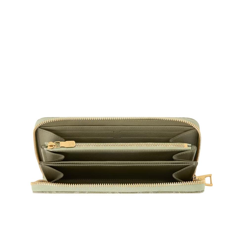 ルイヴィトン ジッピー ウォレット モノグラム デニム 長財布 M28297
