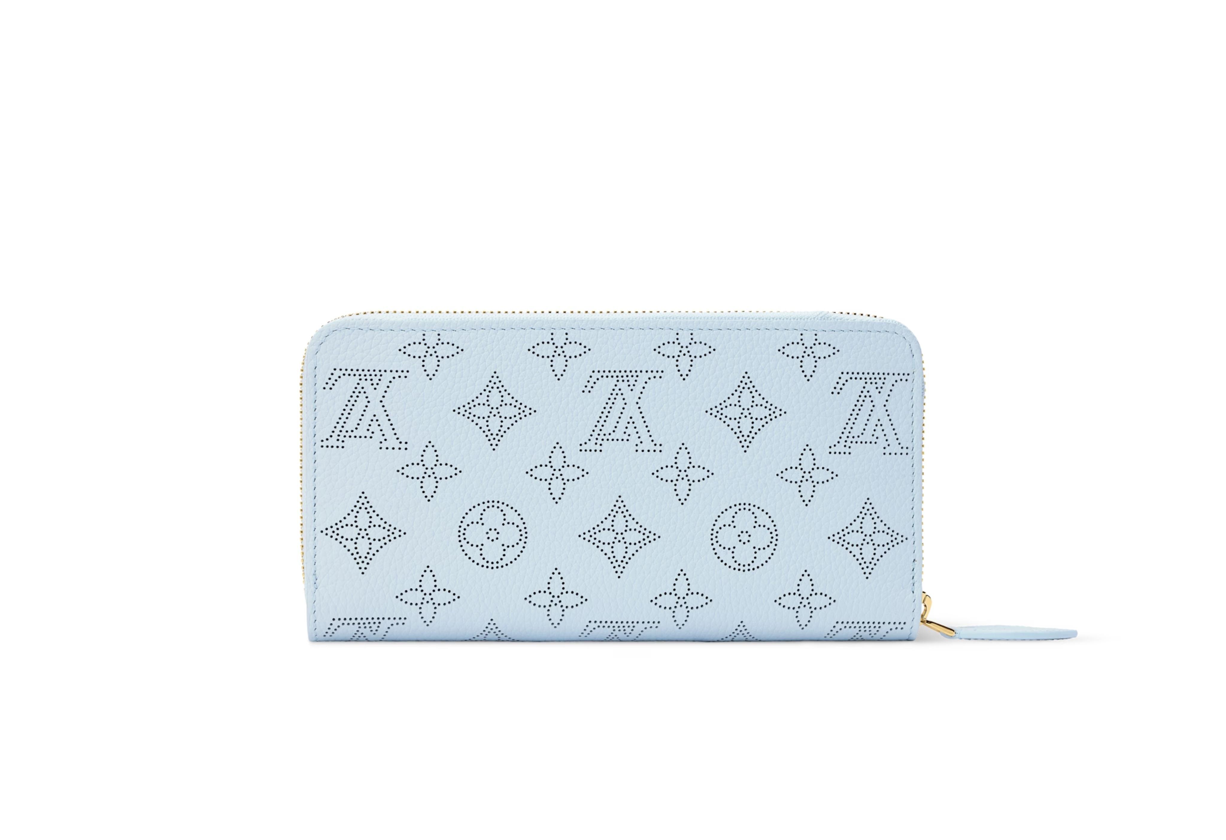 LOUIS VUITTON ジッピーウォレット ブルー モノグラム M28063