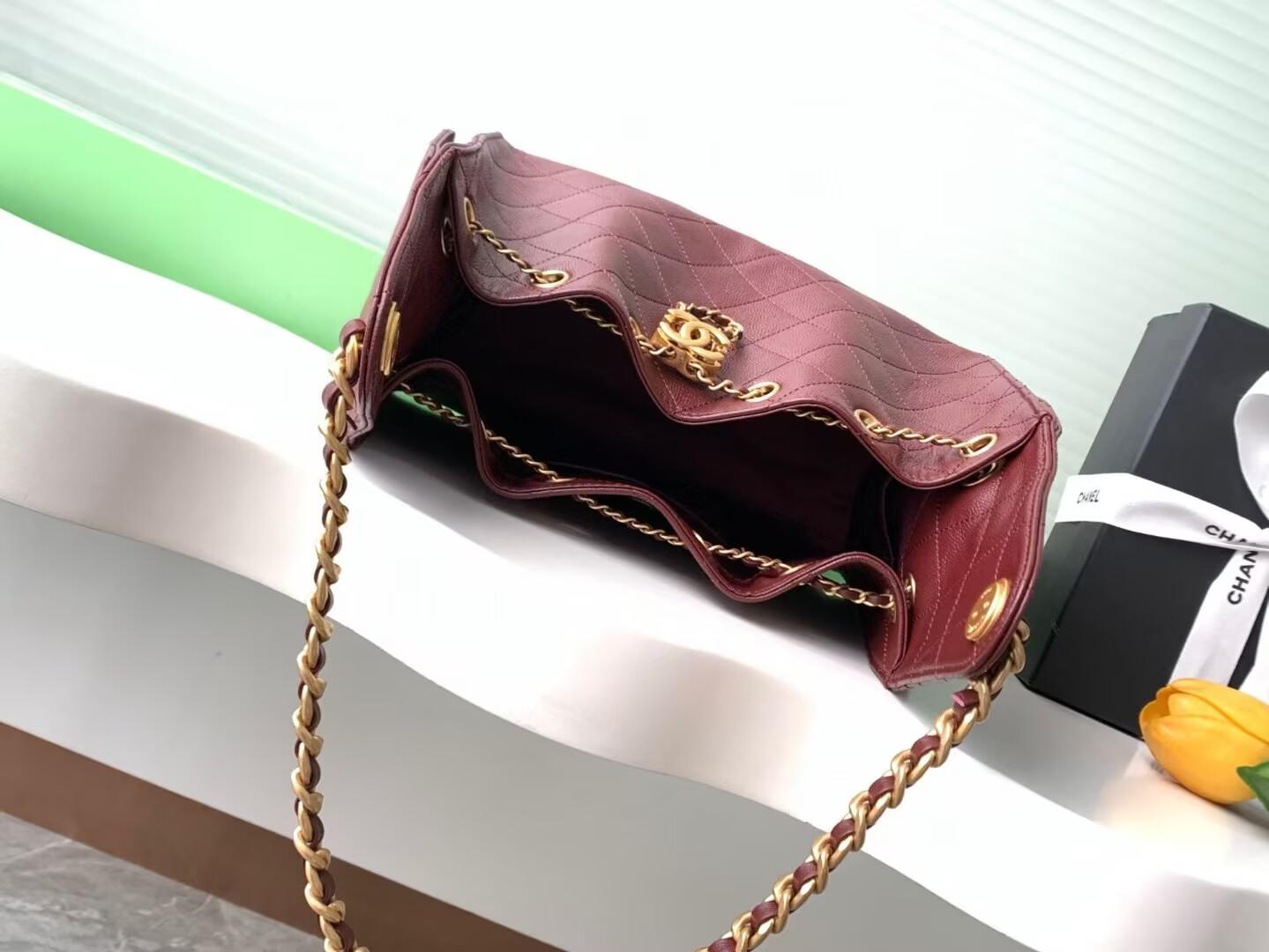 シャネル スモールバッグ CHANEL 25 ダークボルドー AS5293 B22713 U6550