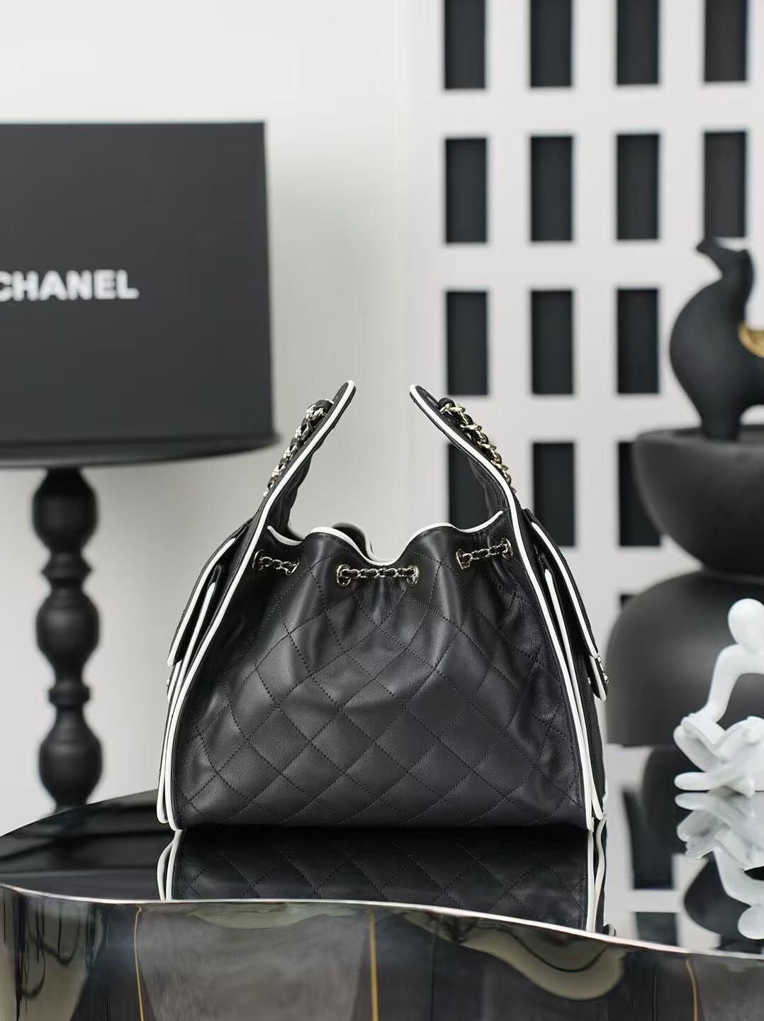 CHANEL後払い 25 スモール ハンドバッグ CCロゴ AS5293 B24123 U9622