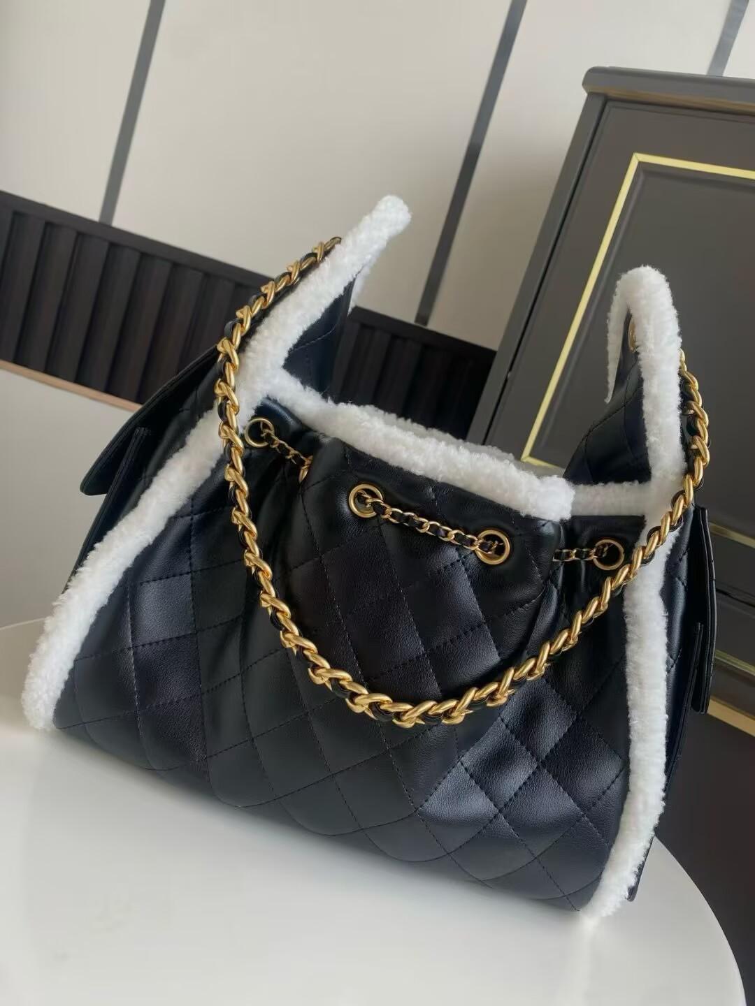ャネル CHANEL25 スモール ハンドバッグ ブラック AS5293
