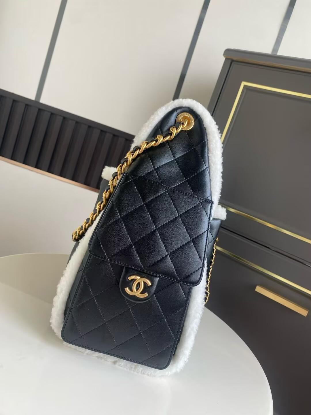 ャネル CHANEL25 スモール ハンドバッグ ブラック AS5293