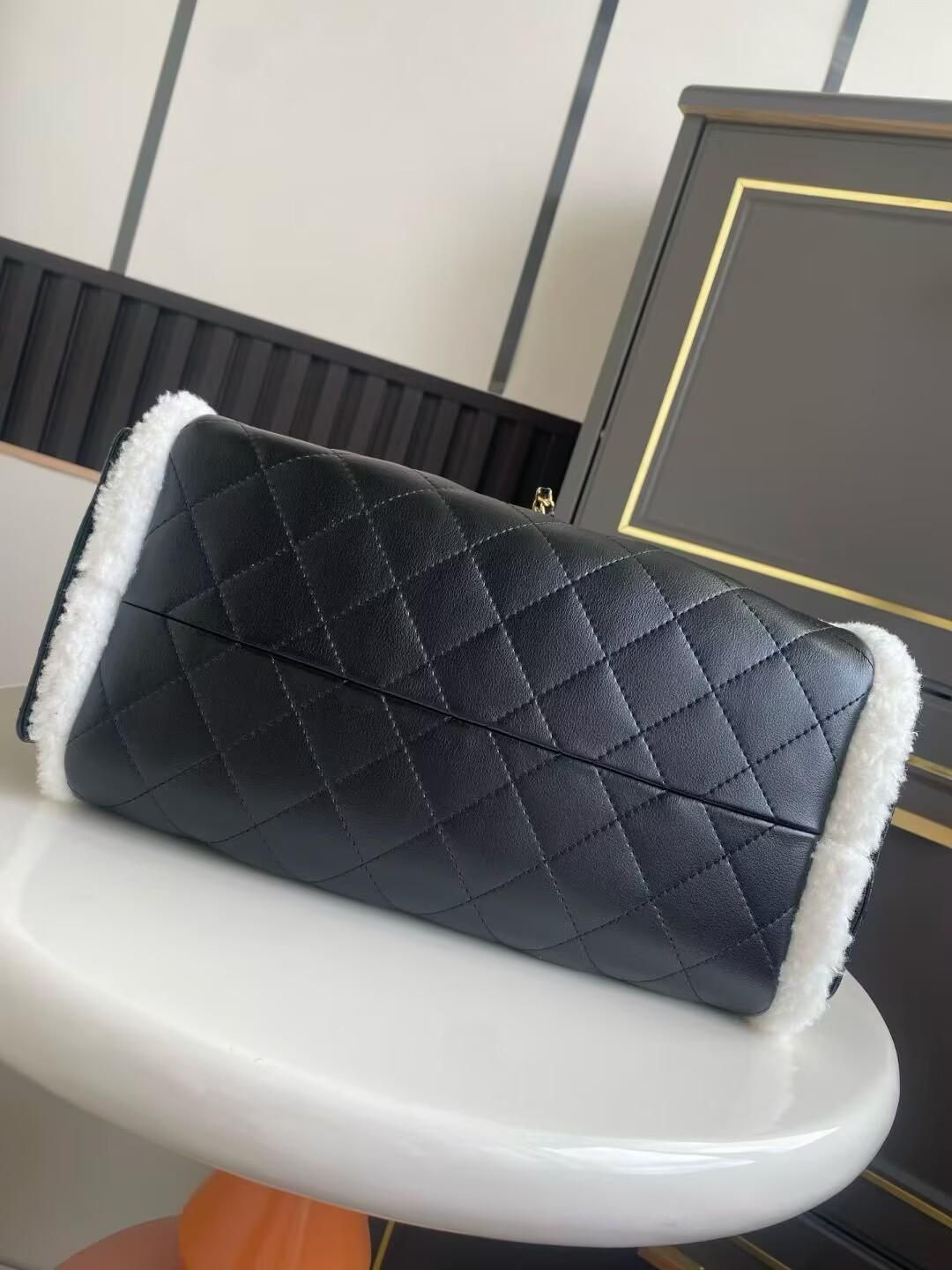 ャネル CHANEL25 スモール ハンドバッグ ブラック AS5293