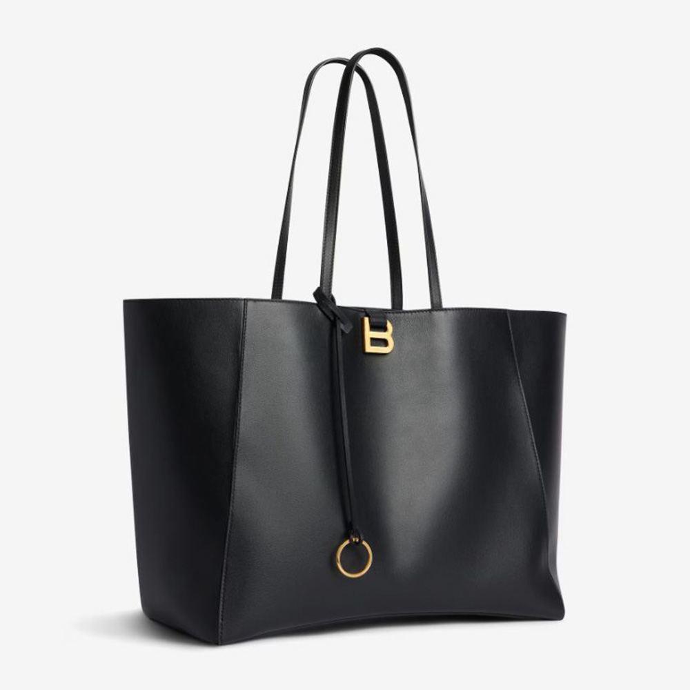 バレンシアガ  HOURGLASS SOFT レザートートバッグ レディース 819380 2ABE7 1000