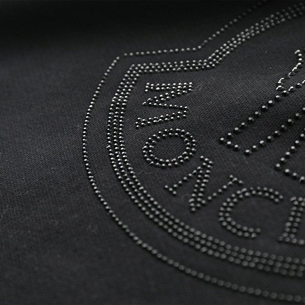 モンクレール激安 スウェット MAGLIA マーリア レディース ラインストーン ロゴ クルーネック 長袖 トレーナー 8G00053 899TR