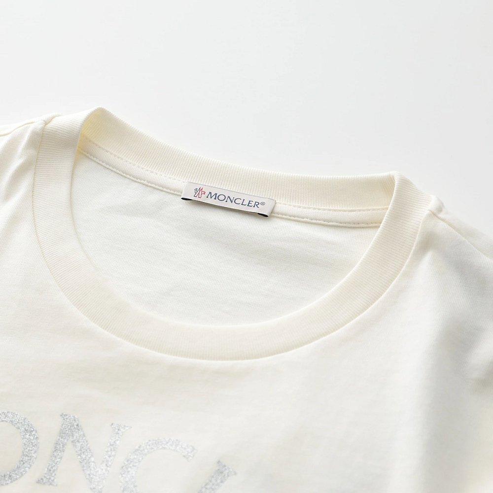 モンクレール Tシャツ レディース 長袖 クルーネック カットソー ロンT ロゴ アイコンパッチ 8D00003 829HP