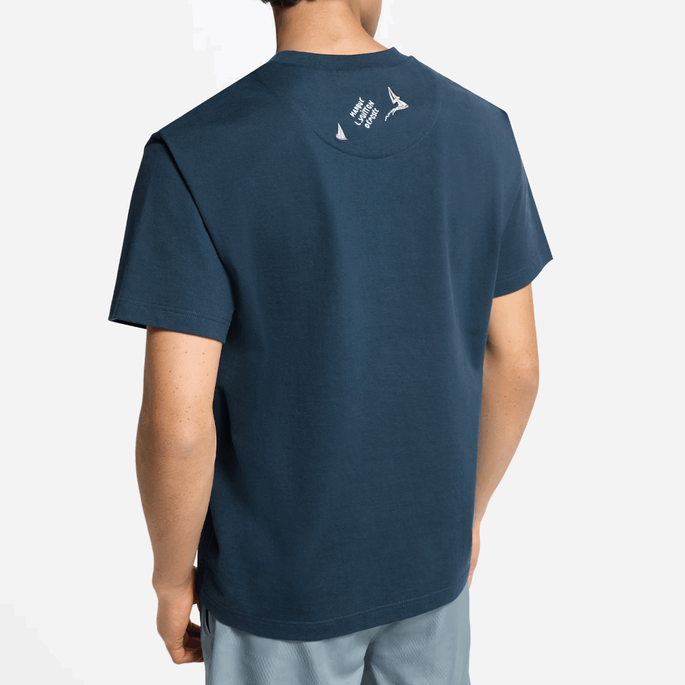 ルイヴィトン エンブロイダリー コットンTシャツ 1AHW60