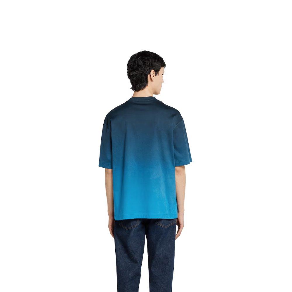 グッチ プリント テクニカルコットンジャージー Tシャツ 798115 XJHEU 4804