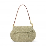 ルイヴィトン LV Sunset サンセット デニムモノグラム ショルダーバッグ M27210 M28291