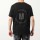 モンクレール マットブラック 半袖 Tシャツ メンズ カットソー クルーネック ロゴT 刺繍 ラバーロゴパッチ 8C00026 829H8