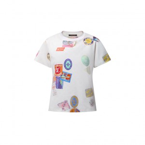 ルイ・ヴィトン マヒナ パッチプリントTシャツ 1AHITP