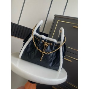 ャネル CHANEL25 スモール ハンドバッグ ブラック AS5293