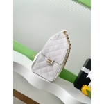CHANEL スモールバッグ ホワイト チェーン 2WAY AS5293 B20304 10601