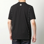 モンクレール Tシャツ メンズ クルーネック 半袖 カットソー アイコンパッチ ロゴテープ 8C00013 829H8 999