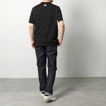 モンクレール Tシャツ メンズ クルーネック 半袖 カットソー アイコンパッチ ロゴテープ 8C00013 829H8 999