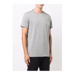 モンクレール クルーネック 半袖 Tシャツ カットソー アイコンパッチ コットン 8C00076 8390Y 
