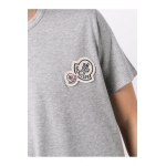 モンクレール クルーネック 半袖 Tシャツ カットソー アイコンパッチ コットン 8C00076 8390Y 