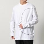 モンクレール 長袖 Tシャツ メンズ クルーネック カットソー ロンT ロゴT アイコンパッチ コットン 8D00009 8390T