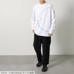 モンクレール 長袖 Tシャツ メンズ クルーネック カットソー ロンT ロゴT アイコンパッチ コットン 8D00009 8390T