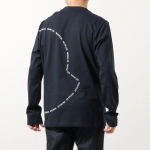 モンクレール 長袖 Tシャツ メンズ クルーネック カットソー ロンT ロゴT アイコンパッチ コットン 8D00009 8390T