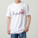 モンクレール 半袖 Tシャツ メンズ カットソー コットン アイコンパッチ クルーネック ロゴT アイコン刺繍 8C00042 8390T