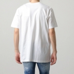 モンクレール Tシャツ メンズ クルーネック 半袖 カットソー 胸ポケット アイコンパッチ 8C00048 8390Y