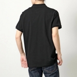 モンクレール ポロシャツ MAGLIA POLO MANICA C メンズ 鹿の子 半袖 アイコンロゴ 立体刺繍 8A00004 84556 999