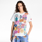ルイ・ヴィトン トラベルパッチプリントTシャツ  1AHISN