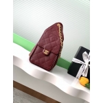 シャネル スモールバッグ CHANEL 25 ダークボルドー AS5293 B22713 U6550