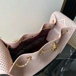 シャネル CHANEL25 スモール ハンドバッグ パンチング ピンク AS5293