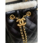 ャネル CHANEL25 スモール ハンドバッグ ブラック AS5293
