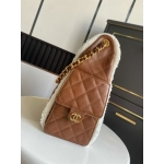 シャネル代引き CHANEL25 スモール ハンドバッグ ブラウン AS5293