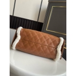 シャネル代引き CHANEL25 スモール ハンドバッグ ブラウン AS5293