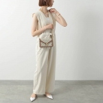 セリーヌ ショルダーバッグ Margo マーゴ レディース チェーンウォレット トリオンフキャンバス 10L462FI6.02GR