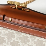 セリーヌ ショルダーバッグ Margo マーゴ レディース チェーンウォレット トリオンフキャンバス 10L462FI6.02GR