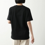 モンクレール Tシャツ レディース 半袖 クルーネック カットソー コットン スパンコール 刺繍 ロゴパッチ 8C00028 829HP