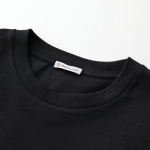 モンクレール Tシャツ レディース 半袖 クルーネック カットソー コットン スパンコール 刺繍 ロゴパッチ 8C00028 829HP