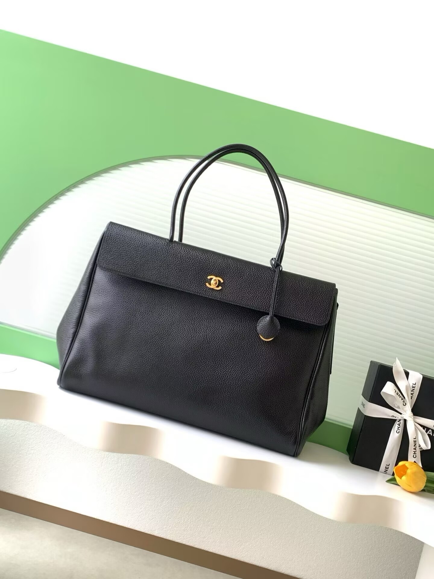 CHANEL後払い CC ラージショッピングバッグ AS6289 B24248 94305