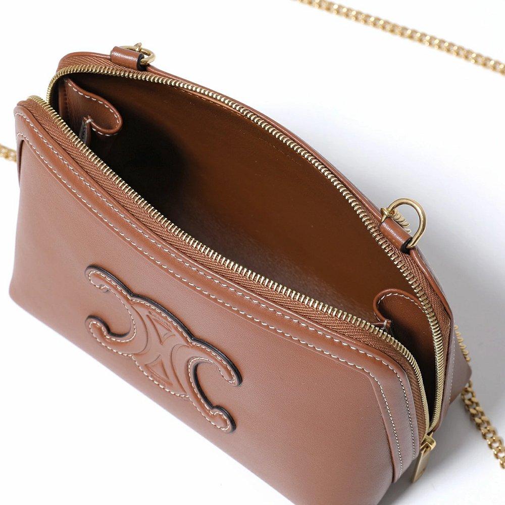 セリーヌ ショルダーバッグ CUIR キュイル レディース レザー 10E383DR8.04LU