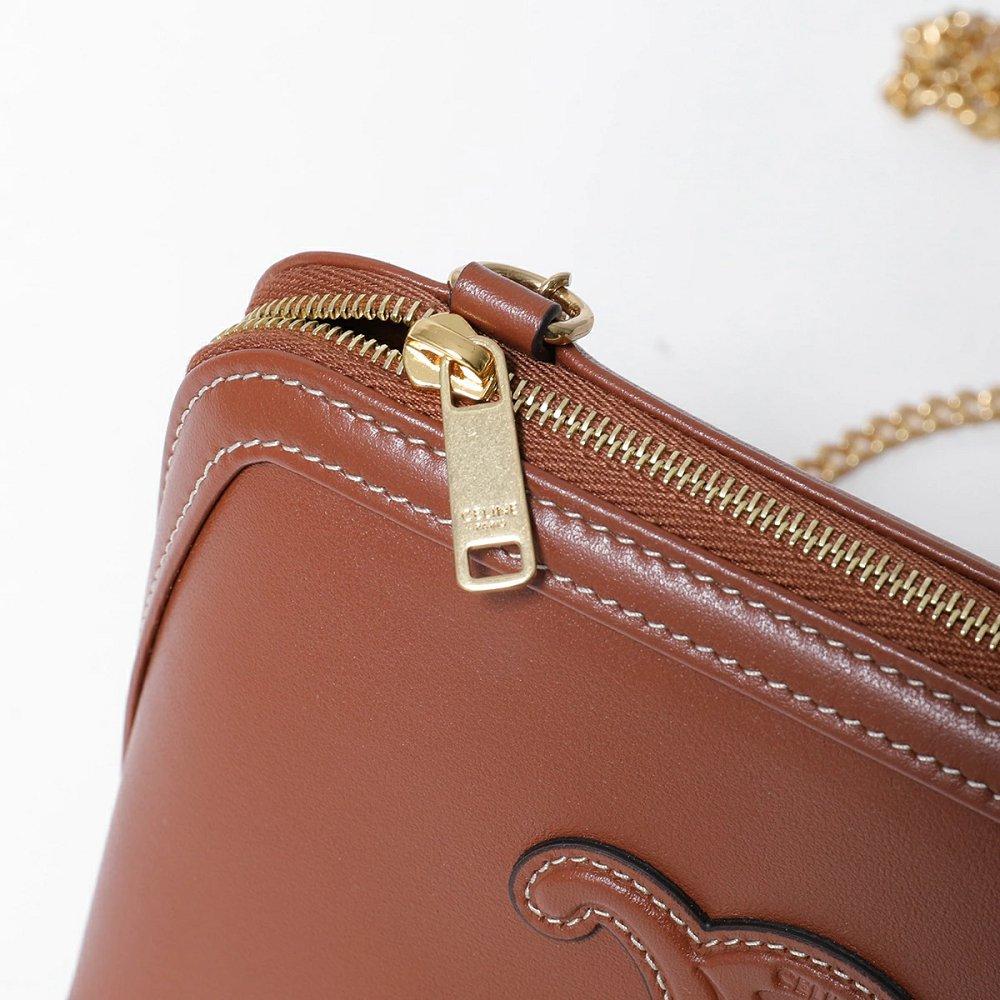 セリーヌ ショルダーバッグ CUIR キュイル レディース レザー 10E383DR8.04LU