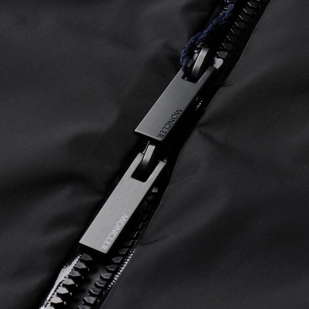 モンクレール マットブラック レインジャケット JUNICHメンズ スプリングジャケット フード付き ナイロンパーカー 撥水I 1A00154 68352 999