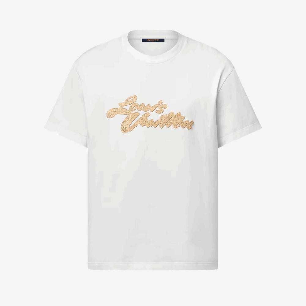 ルイヴィトン エンブロイダードシグネチャーTシャツ 1AHW84 1AHW92