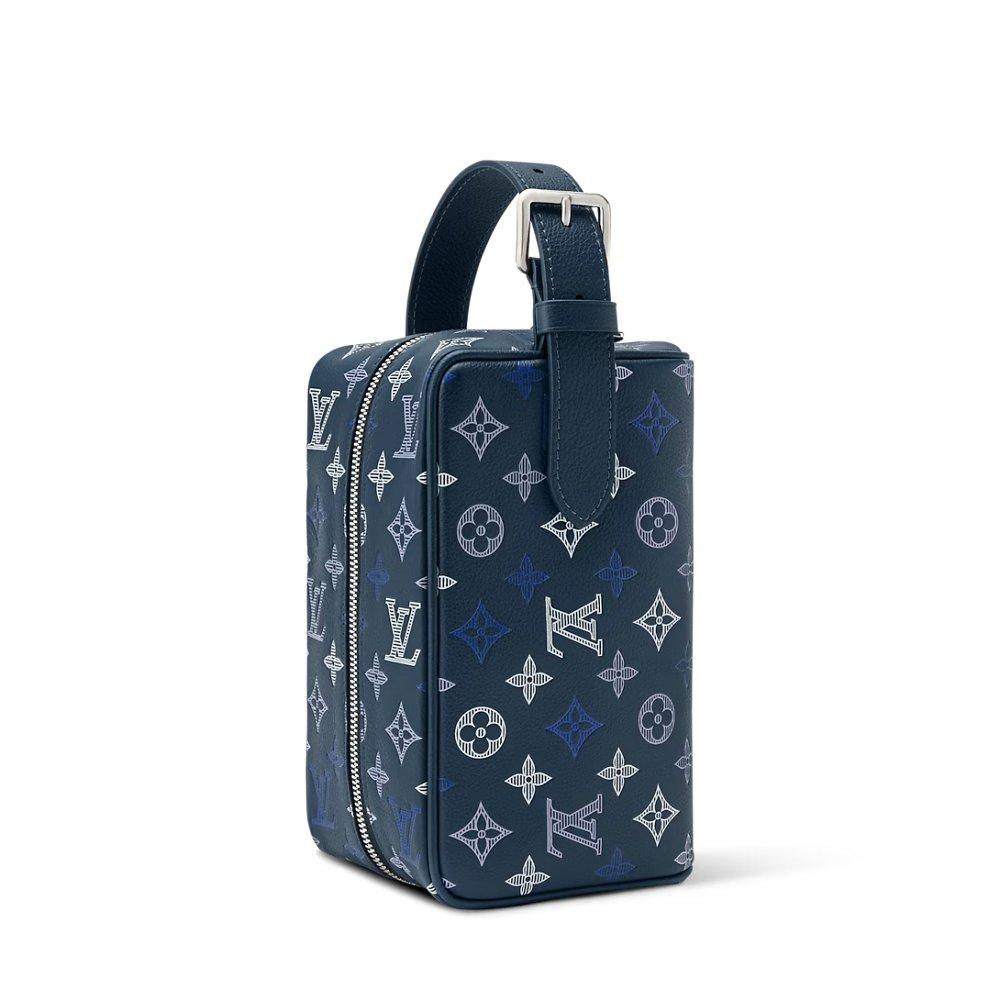 ルイヴィトン 代引 ロッカー ドップ･キット クラッチバッグ ネイビー M28835