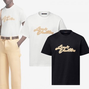 ルイヴィトン エンブロイダードシグネチャーTシャツ 1AHW84 1AHW92