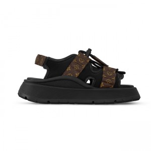 Louis Vuitton カメレオン 厚底サンダル 1AHOAH