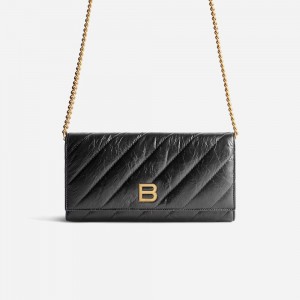 バレンシアガ CRUSH チェーンウォレット ショルダーバッグ レディース 781723 210J1 1000