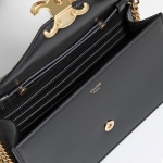 セリーヌ ショルダーバッグ ショルダーウォレット チェーン ポシェット レザー レディース 10L033DPV.38NO