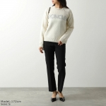モンクレール ニット CREW NECK レディース セーター ウール ロゴ メリヤス編み ゲージ5 クルーネック 9C00003 M3307